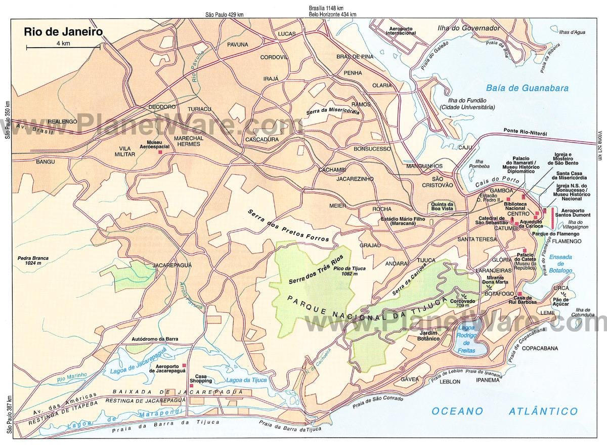 வரைபடம் ரியோ டி ஜெனிரோ கப்பல் முனையம்