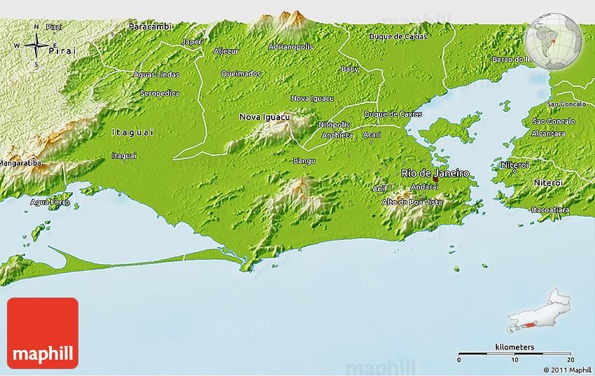 புவியியல் வரைபடம், ரியோ
