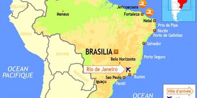 எங்கே ரியோ வரைபடத்தில்