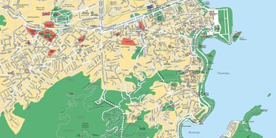 ரியோ டி ஜெனிரோவில் உள்ள வரைபடம்