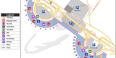 ரியோ டி ஜெனிரோ விமான நிலைய வரைபடம்