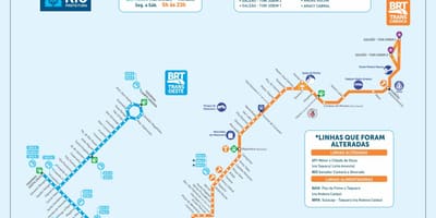ரியோ brt வரைபடம்